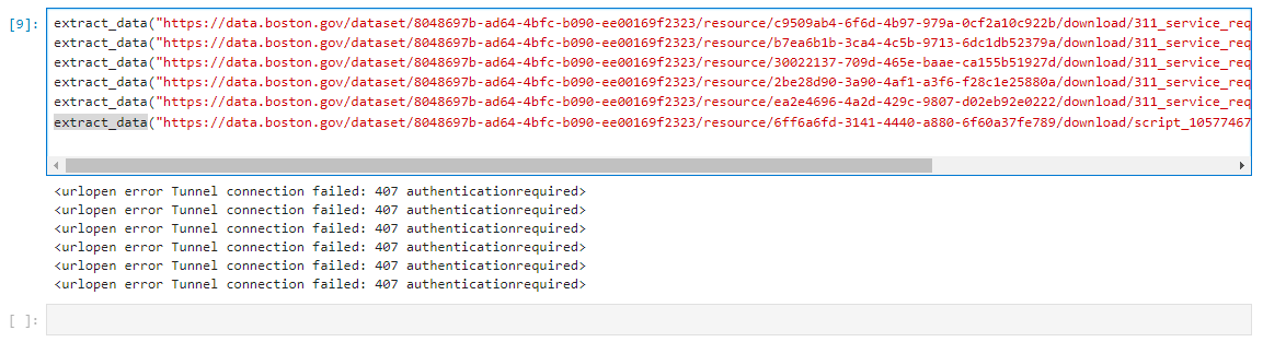 <urlopen error Tunnel connection failed: 407 authenticationrequired>