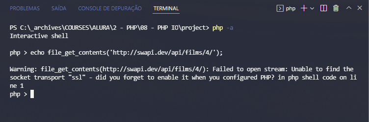 Imagem muito triste de um erro PHP que não consigo resolver :(