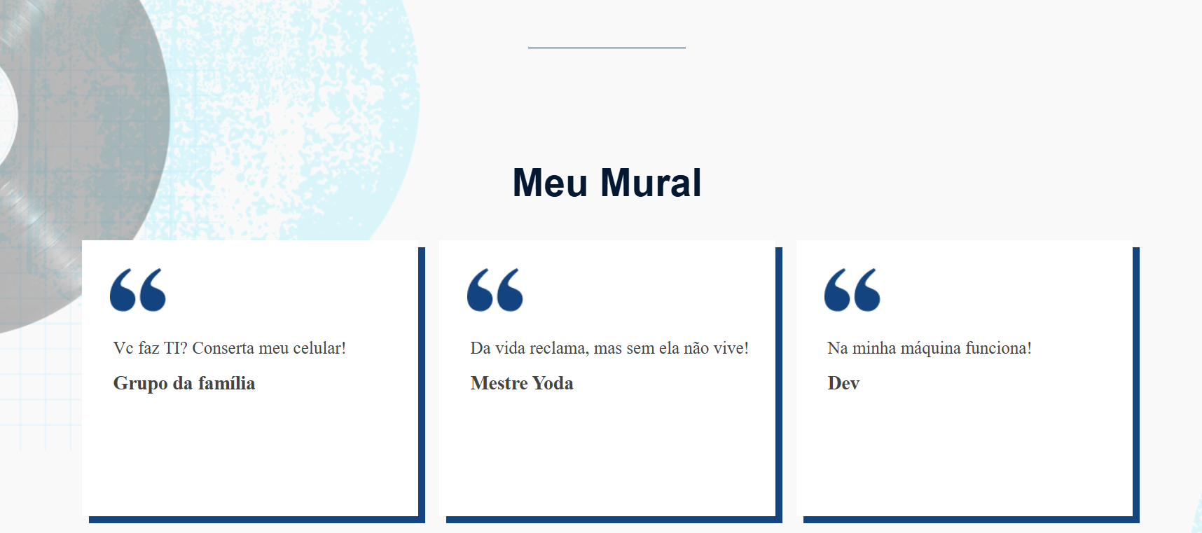 meu teste funcionando