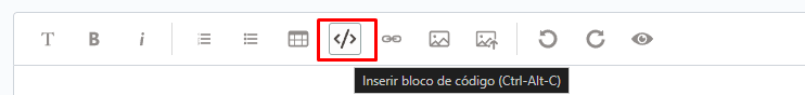 bloco de código