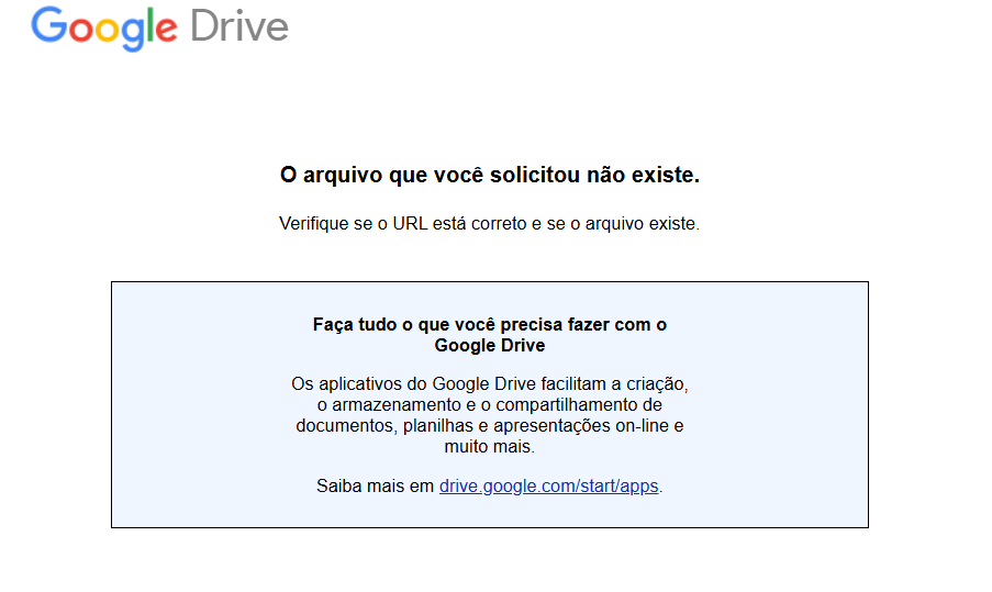 erro ao acessar