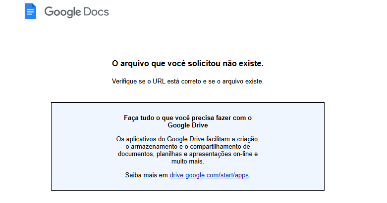 erro de acesso