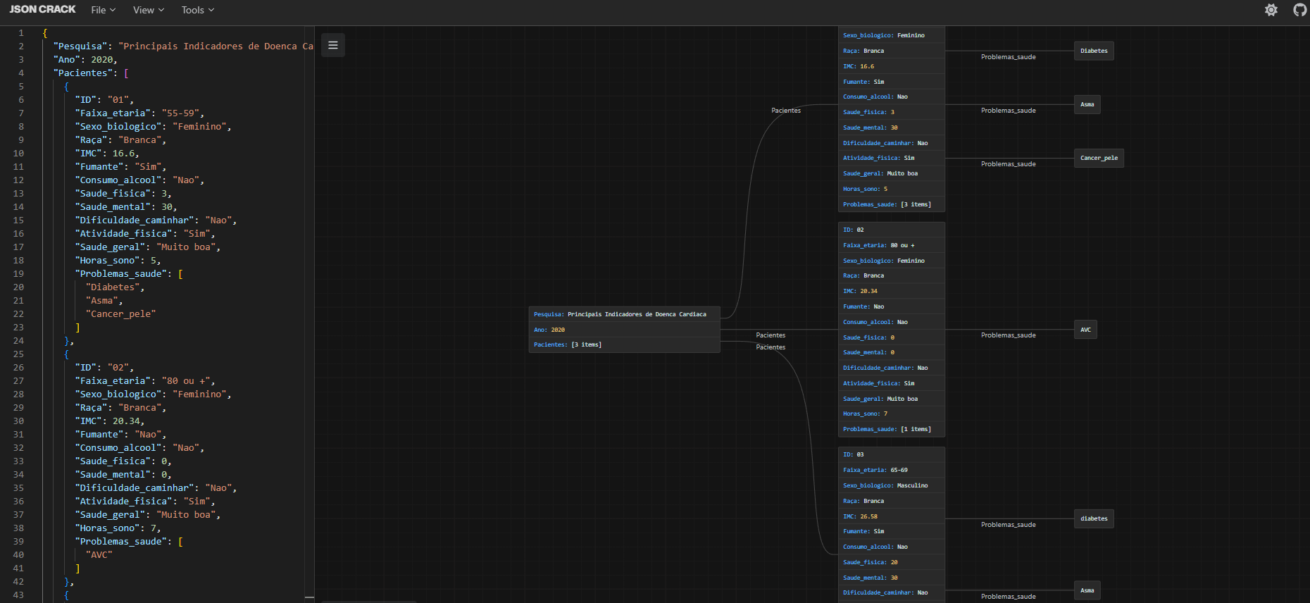 print do site funcionando