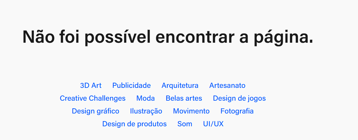 link errado