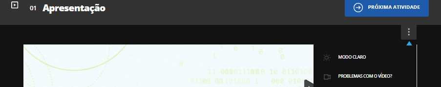 print mostrando o problemas com o vídeo