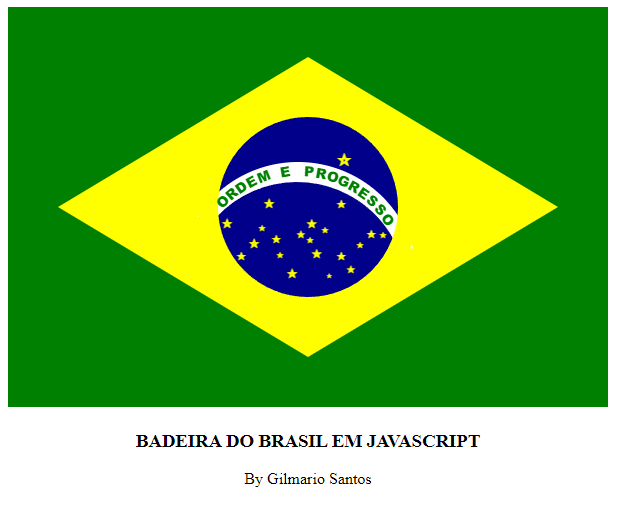 Bandeira do Brasil em Javascript