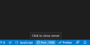 print de um pedaço tela do VScode