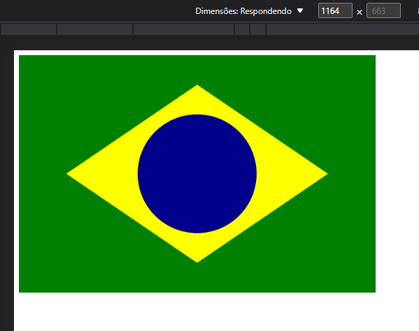 Desenho da bandeira do Brasil