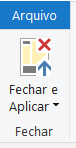 Captura de tela do botão de Fechar e Aplicar.