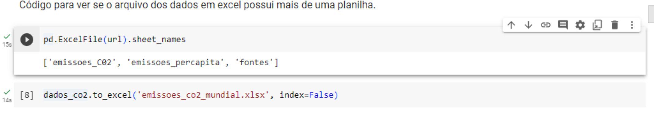 Código para exportar arquivo excel através do python