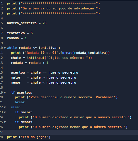 Jogo da cobrinha usando apenas while e if/else, Python: avançando na  linguagem