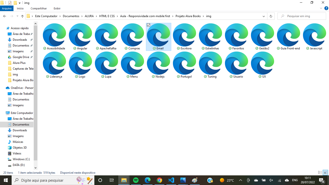 Imagem salva em svg e nomeada como Email