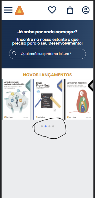 Imagem de interface do curso alura books