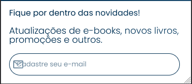 email cobrindo o texto