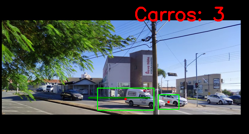 video de uma rua de duas vias passando carros