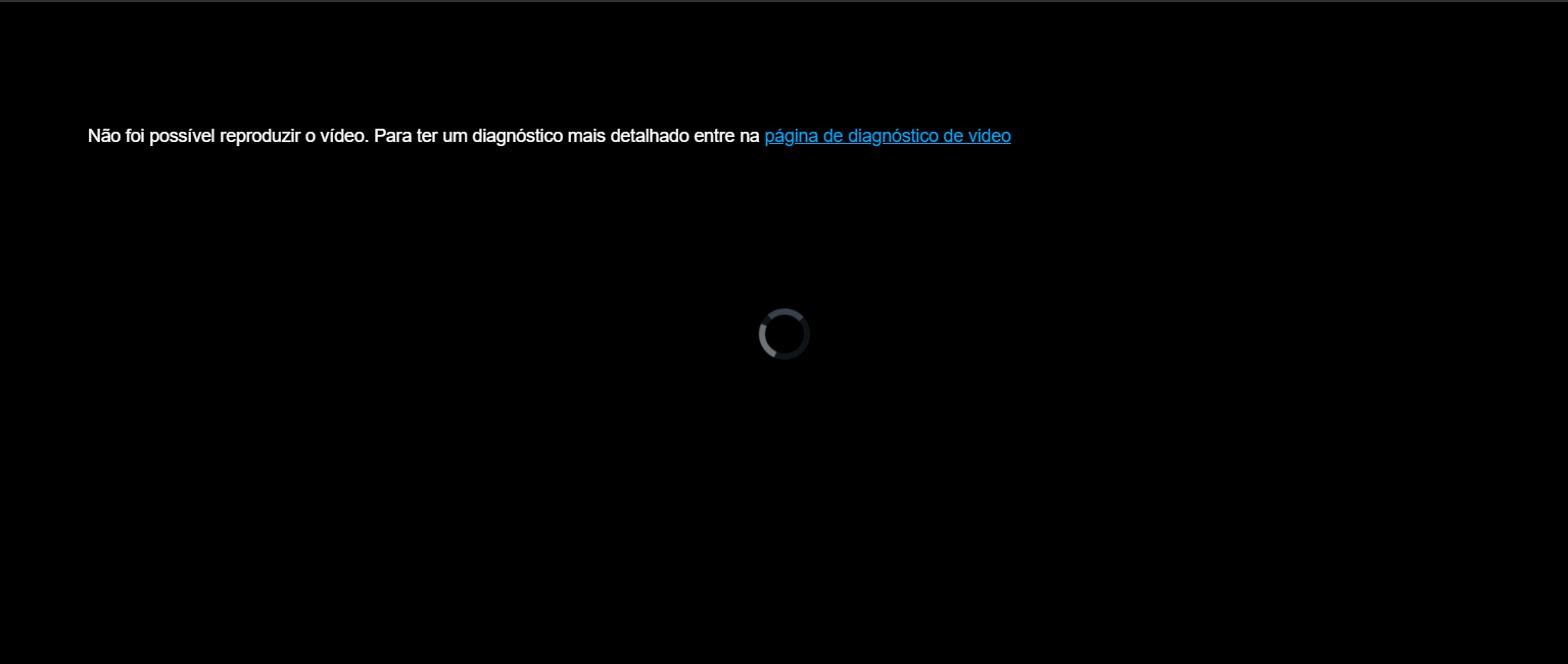Nao foi possível reproduzir o vídeo