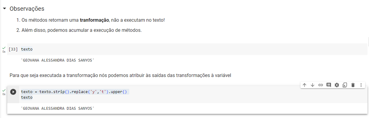 Print do Google Colab