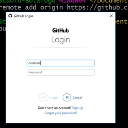 Imagem padrão de login Github