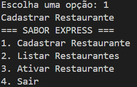 Execução do código antes de atualizar