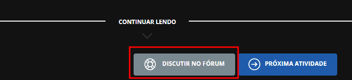 captura de tela do botao discutir no fórum