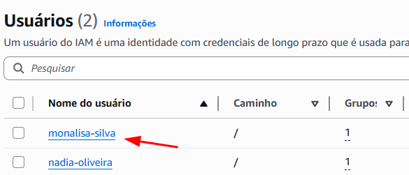 Tela da AWS com a barra de busca onde foi digitado "IAM"