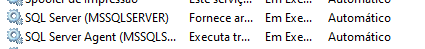 captura de tela do serviçoSQL Server (MSSQLSERVER) 