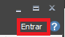 Imagem destacando o botão "Entrar" em vermelho
