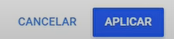 Captura de tela com dois botões. No lado esquerdo, há o botão Cancelar, No lado direito 'Aplicar'