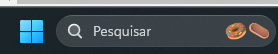 Captura de tela no menu Iniciar do Windows, que está localizado no canto inferior esquerdo da tela.