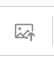 Captura de tela mostrando ícone da funcionalidade de upload de imagens que é representado por uma imagem com uma seta no canto inferior direito, direcionada para cima.