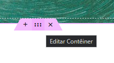 botão "Editar Contêiner"