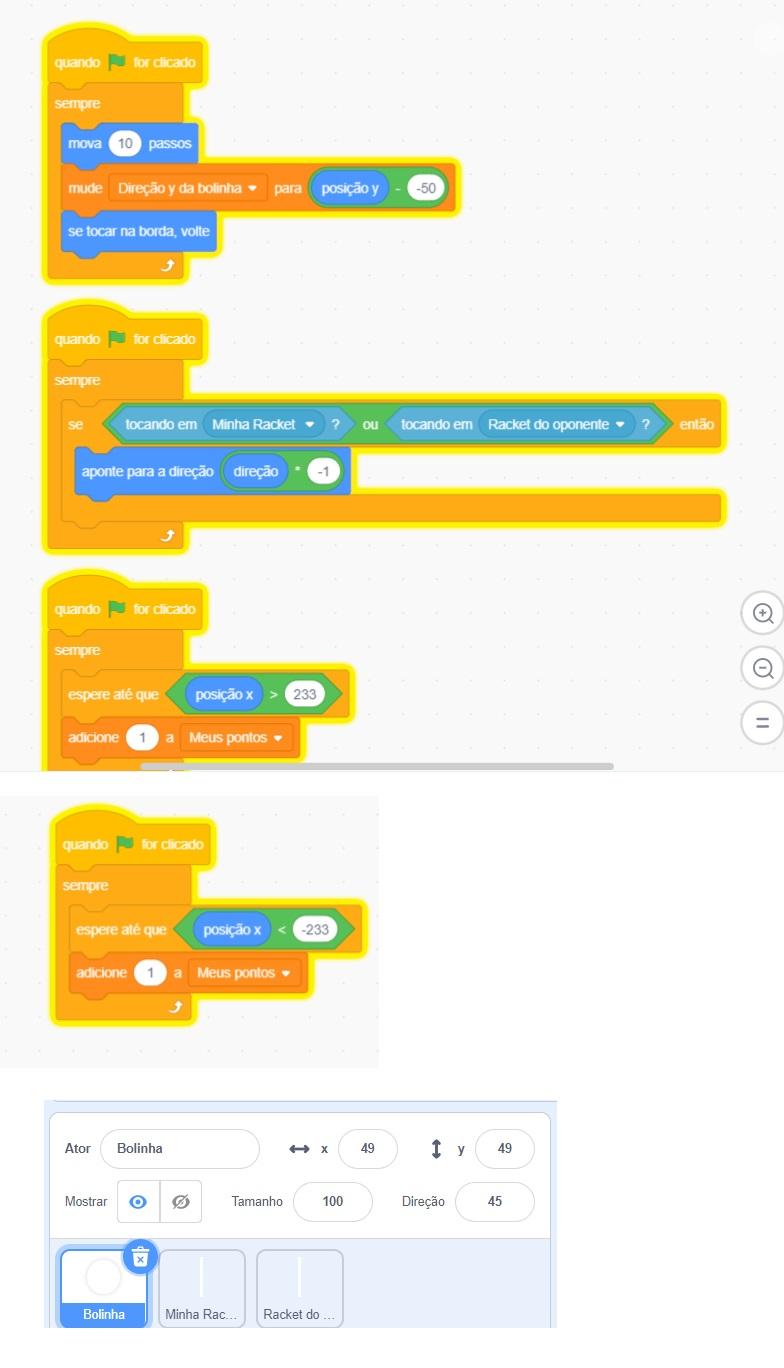 scratch pong não contabilida pontos - código do programa 