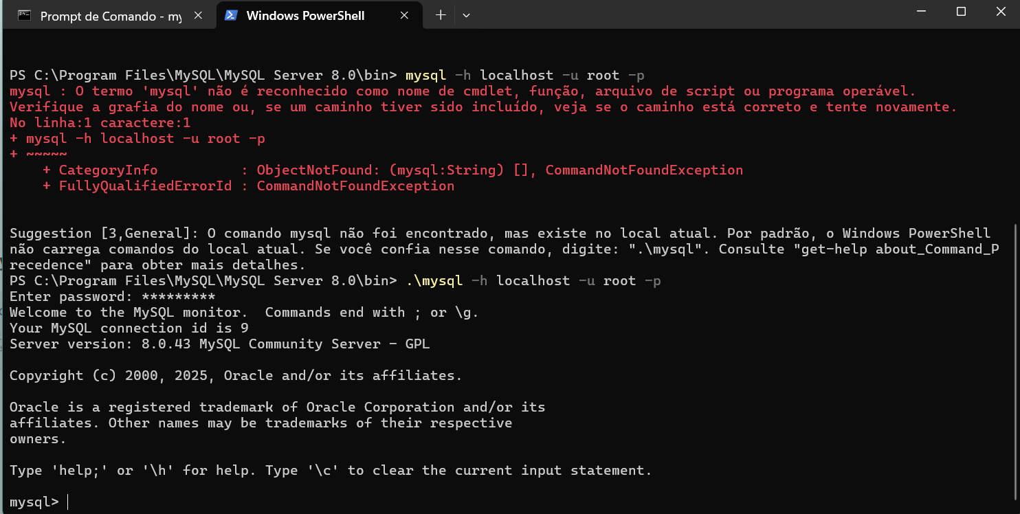 Imagem do Windows PowerShell