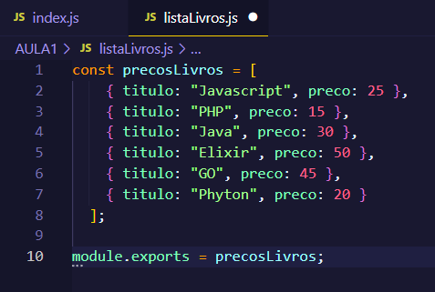 listaLivros.js