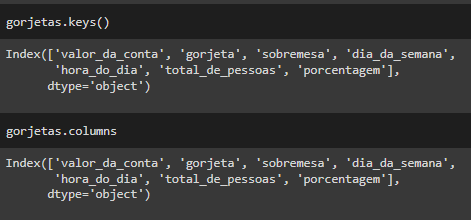Imagem dos dois códigos sendo usados: