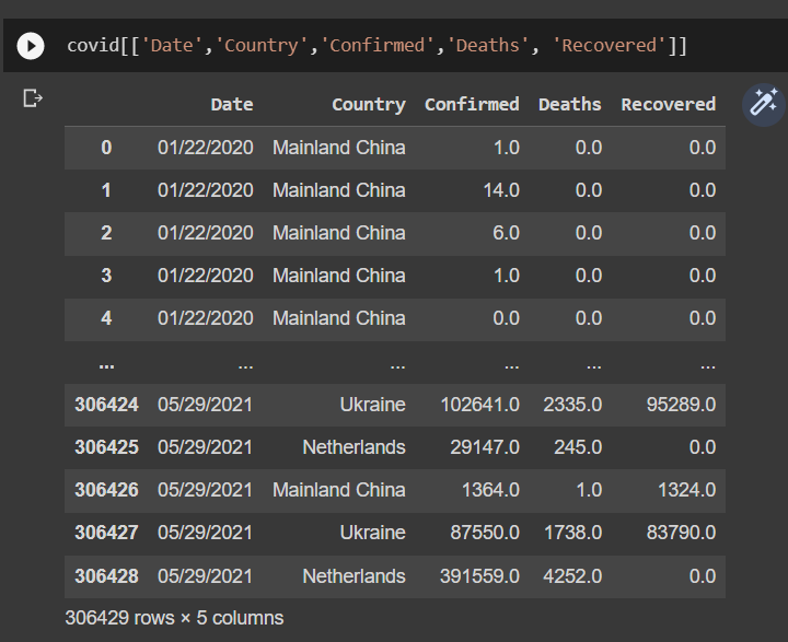 DataFrame