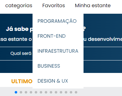 menu da aula quatro atividade dez