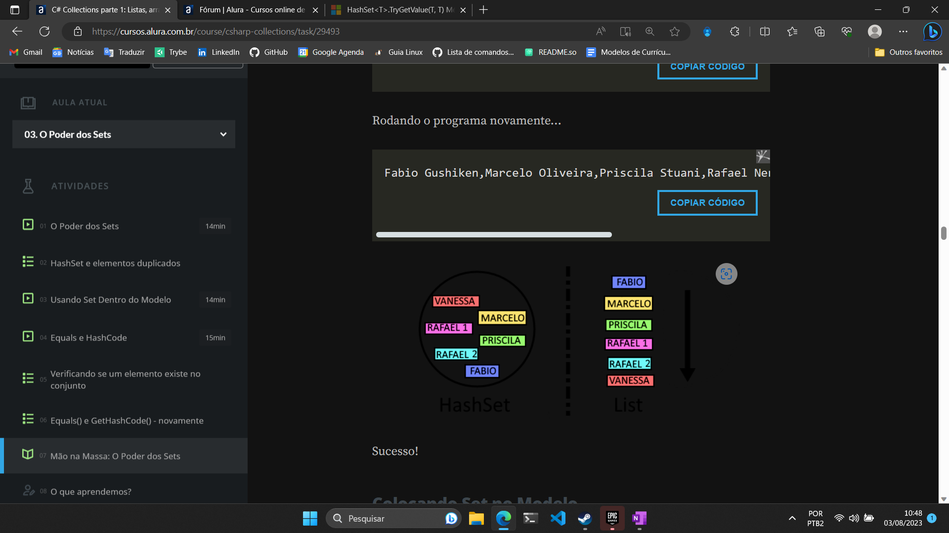 Print da região com o problema descrito previamente.