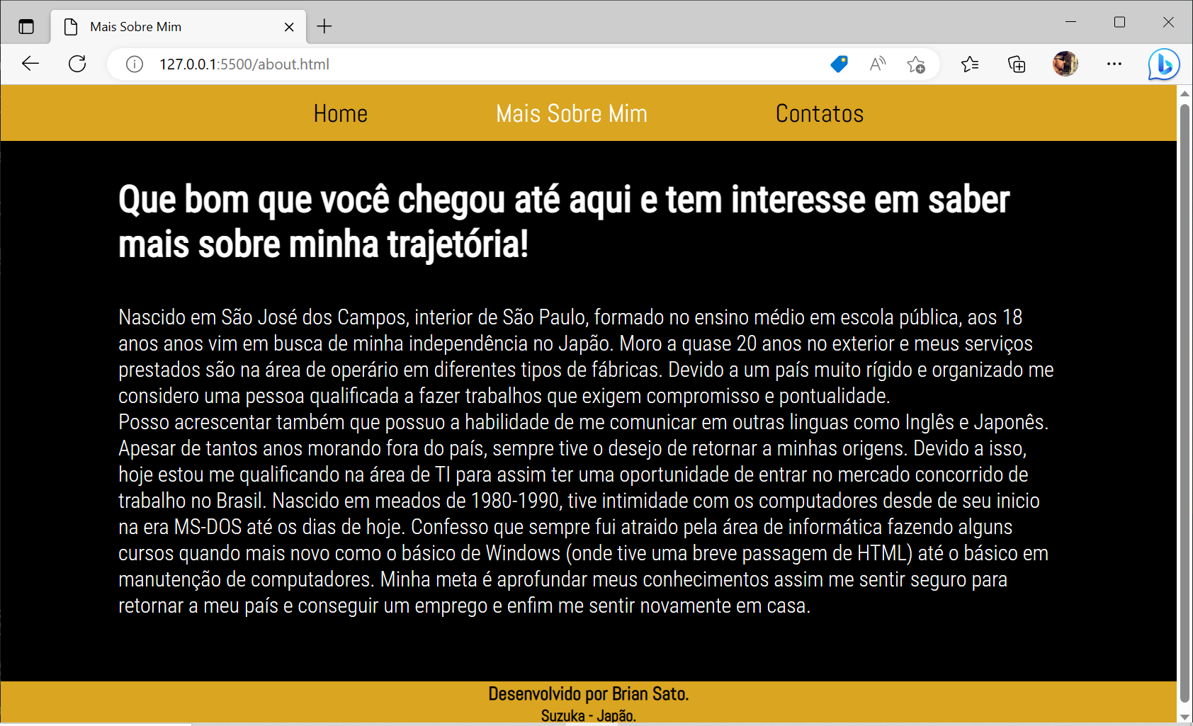 Mais Sobre Mim