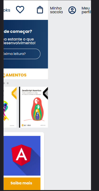 erro de responsividade 
