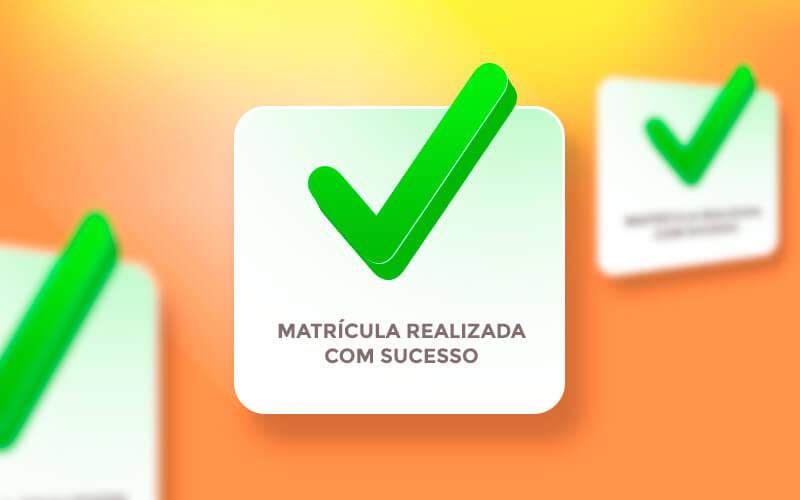 Inscrição realizada com sucesso