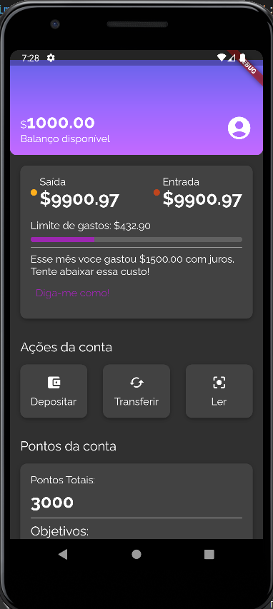 Scrollbar posição primária