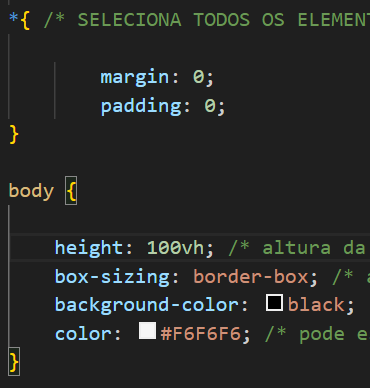 imagem da parte do código de css que talvez tenha influência