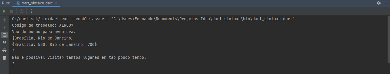 Resultado do código dart_sintaxe.dart