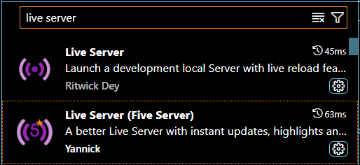 Live server