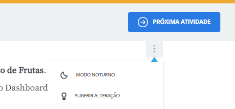 print mostrando o botao de sugerir alteração