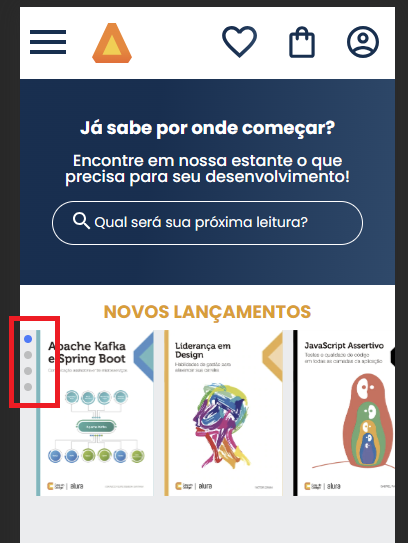 Erro da Pagination na vertical