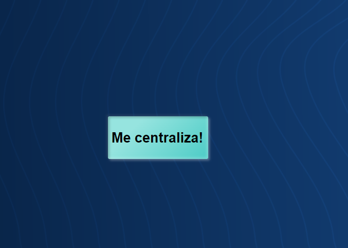 a mensagem centralizada