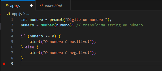 2° Número Positivo ou Negativo