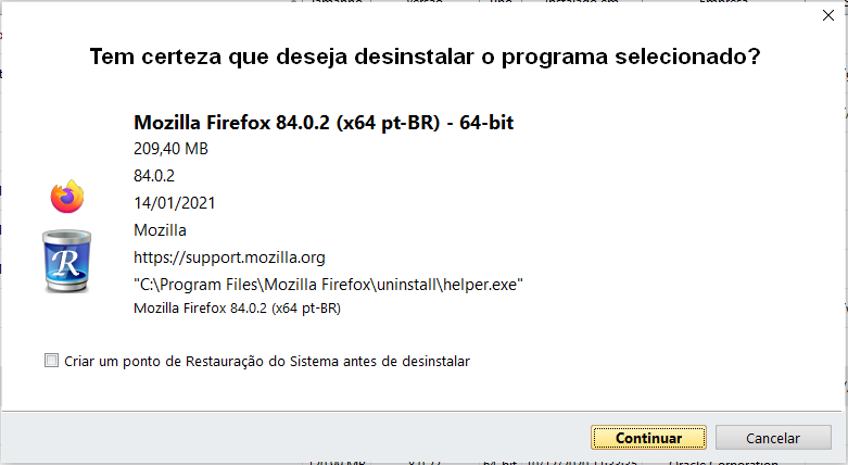 desinstalando o oracle